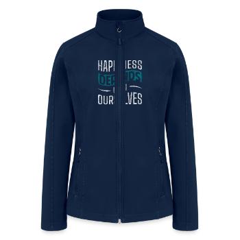 Luck Optimist Joy - Women’s Soft Shell Jacket - navy - Front