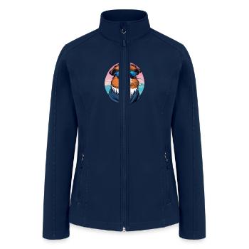 Guinea Pig - Women’s Soft Shell Jacket - navy - Front