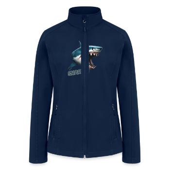 Shark - Women’s Soft Shell Jacket - navy - Front