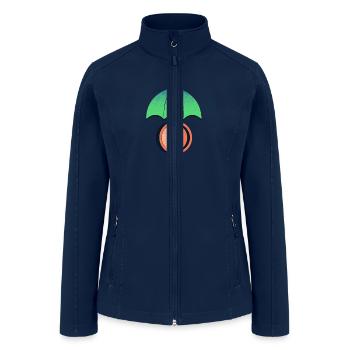Bitcoin - Women’s Soft Shell Jacket - navy - Front