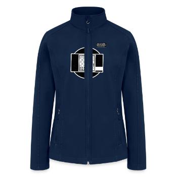 Black Sacrifices the Rook to White - Women’s Soft Shell Jacket - navy - Front