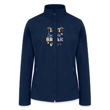 Is It Summer Break yet Shirt - Women’s Soft Shell Jacket - navy - Front