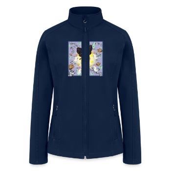 Mothman & Isobod - Women’s Soft Shell Jacket - navy - Front