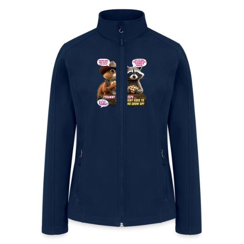 Freedom Squirrel and Raccoon - Women’s Soft Shell Jacket