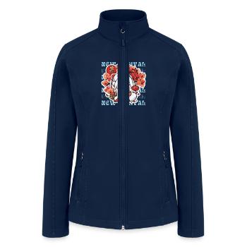 New Year New Arrival - Women’s Soft Shell Jacket - navy - Front