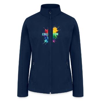 Tees - Women’s Soft Shell Jacket - navy - Front
