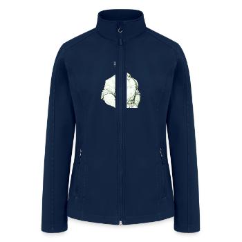 Green Giant - Women’s Soft Shell Jacket - navy - Front