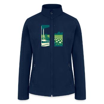 Rocking Serenity Cotton Field Tee - Women’s Soft Shell Jacket - navy - Front