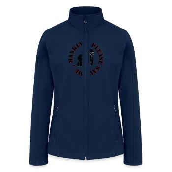 Gorilla Conservation - Women’s Soft Shell Jacket - navy - Front