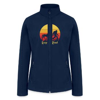 Bigfoot - Women’s Soft Shell Jacket - navy - Front
