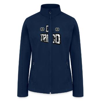 Da Tripod newest logo - Women’s Soft Shell Jacket - navy - Front