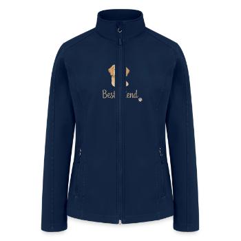 Best Friend - Women’s Soft Shell Jacket - navy - Front