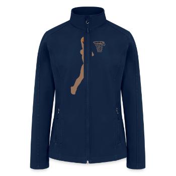 Cotton t-shirt - Women’s Soft Shell Jacket - navy - Front