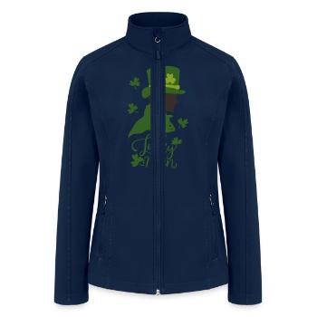 Saint Patricks Day | Happy St Patricks Day - Women’s Soft Shell Jacket - navy - Front
