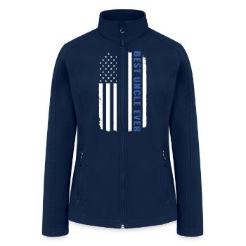 Best Uncle Ever - Women’s Soft Shell Jacket - navy - Front