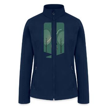 Cosmic Lovers - Women’s Soft Shell Jacket - navy - Front