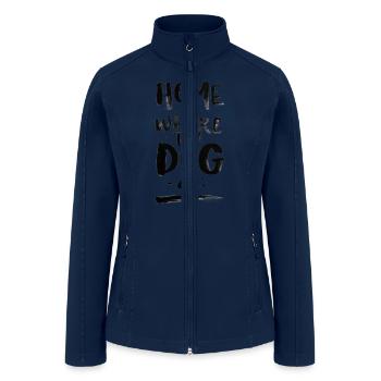 Canine Comfort - Women’s Soft Shell Jacket - navy - Front
