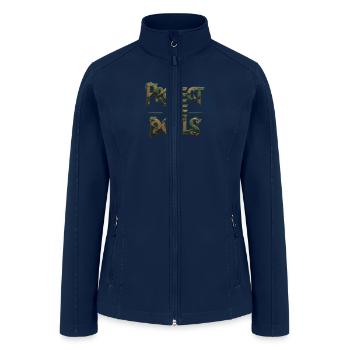 Protect the dolls - Women’s Soft Shell Jacket - navy - Front