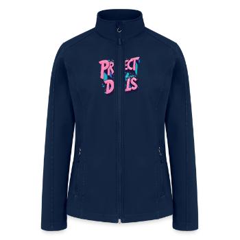 Protect the dolls - Women’s Soft Shell Jacket - navy - Front