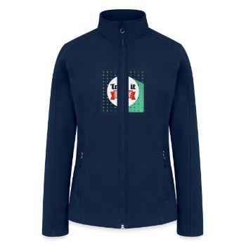 Take is easy - Women’s Soft Shell Jacket - navy - Front