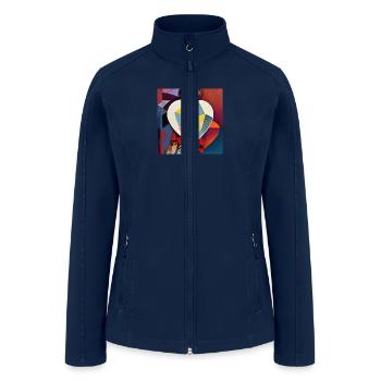 You are the love - Women’s Soft Shell Jacket - navy - Front