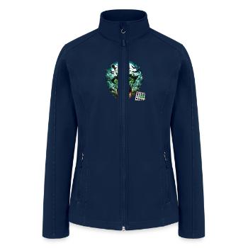 Witch's Potion in the Moonlight - Women’s Soft Shell Jacket - navy - Front