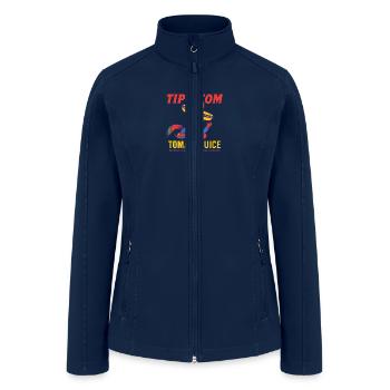TIP Y TOM - Women’s Soft Shell Jacket - navy - Front