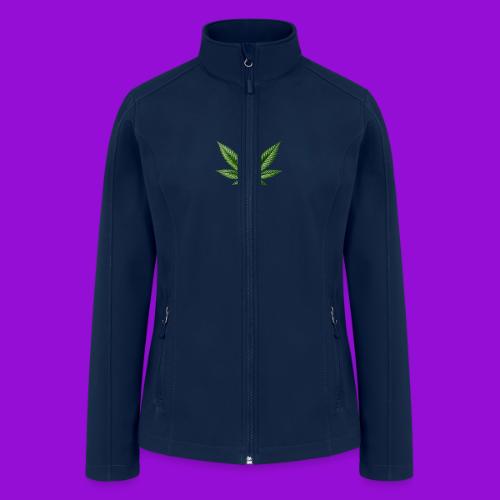 Cannabis Leaf - Women’s Soft Shell Jacket