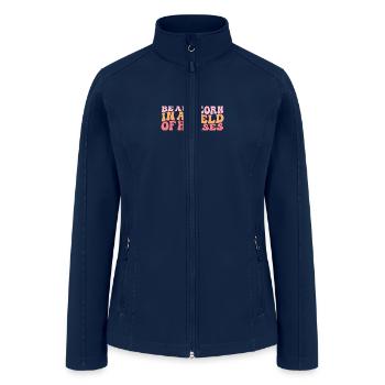 Be a Unicorn in a Field of Horses - Women’s Soft Shell Jacket - navy - Front