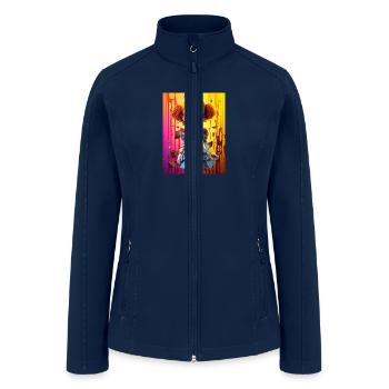 Horror Doll embrace the fear - Women’s Soft Shell Jacket - navy - Front