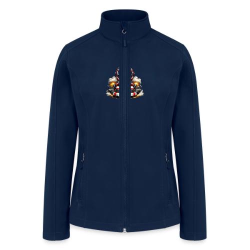 Carcadelogoracerfront - Women’s Soft Shell Jacket