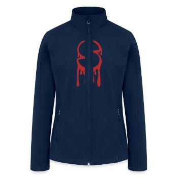 Tees - Women’s Soft Shell Jacket - navy - Front
