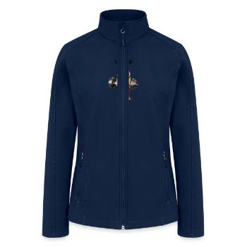 Halloween Workout Weightlifting - Women’s Soft Shell Jacket - navy - Front