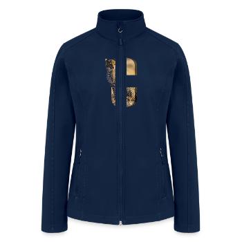 Gold Tiger - Women’s Soft Shell Jacket - navy - Front