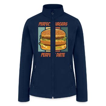 Perfect Burger - Women’s Soft Shell Jacket - navy - Front