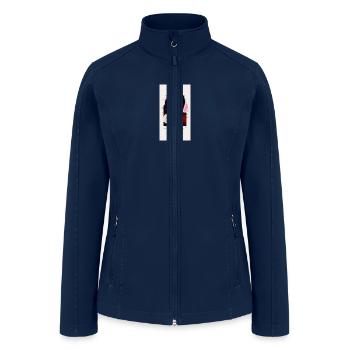 Brittany 🦋 Butterfly - Women’s Soft Shell Jacket - navy - Front