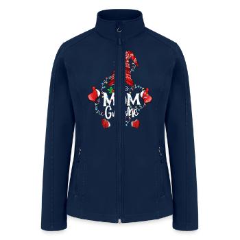 Mom gnome christmas pajamas matching family group - Women’s Soft Shell Jacket - navy - Front