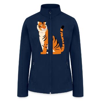 Tiger kings - Women’s Soft Shell Jacket - navy - Front