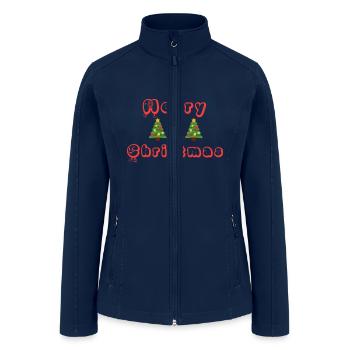 Merry christmas - Women’s Soft Shell Jacket - navy - Front