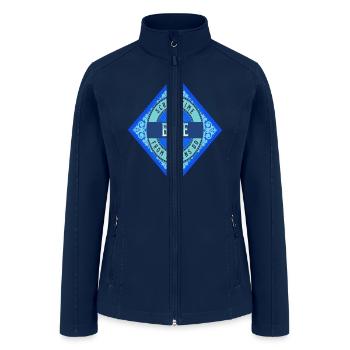 SCREEN TIME BLUE - Women’s Soft Shell Jacket - navy - Front