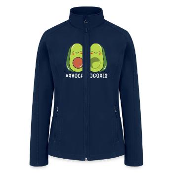 Sibling Big Brother Avocado Goals Hilarious Puns - Women’s Soft Shell Jacket - navy - Front