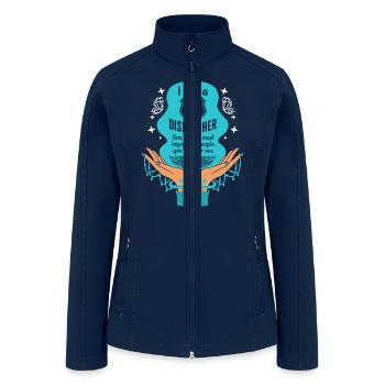 Dispatcher Shirt, I Am A 911 Dispatcher Angel - Women’s Soft Shell Jacket - navy - Front