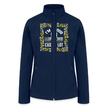 Dispatcher Shirt, I'm A Good 911 Dispatcher - Women’s Soft Shell Jacket - navy - Front