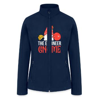Chistmas Season The Engineer Gnome - Women’s Soft Shell Jacket - navy - Front