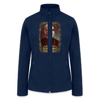 Saint Oscar Romero El Salvador Catholic Saint Mons - Women’s Soft Shell Jacket - navy - Front
