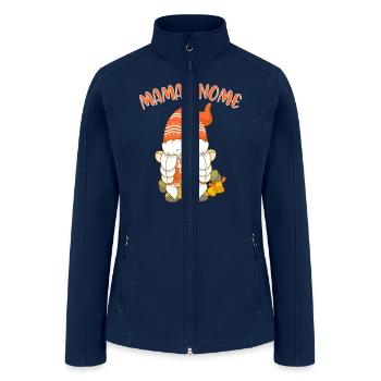 Chistmas Season Mama Gnome Mother's Day - Women’s Soft Shell Jacket - navy - Front