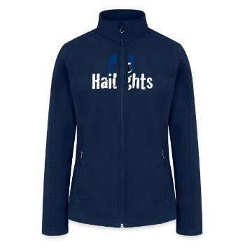 Shark Boy Be A Shark Scuba Diver Sharks Marine - Women’s Soft Shell Jacket - navy - Front