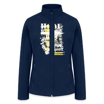 Bitcoin 2023 (Miami) - Hodl Hodl Hodl Punk - Women’s Soft Shell Jacket - navy - Front