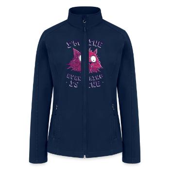 I'm Fine Everything is Fine T-Shirt - Women’s Soft Shell Jacket - navy - Front