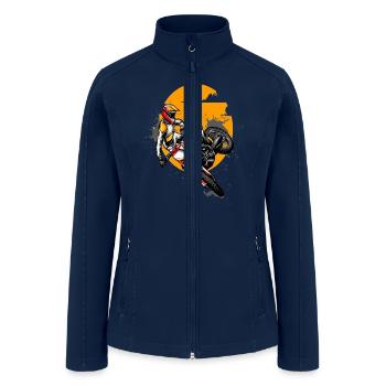 Motocross - Women’s Soft Shell Jacket - navy - Front